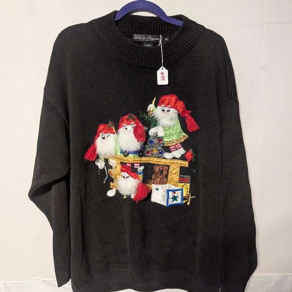 Work in Progress by Gladys Bagley Christmas Sweater – Women’s 2X - Picture 1 of 3